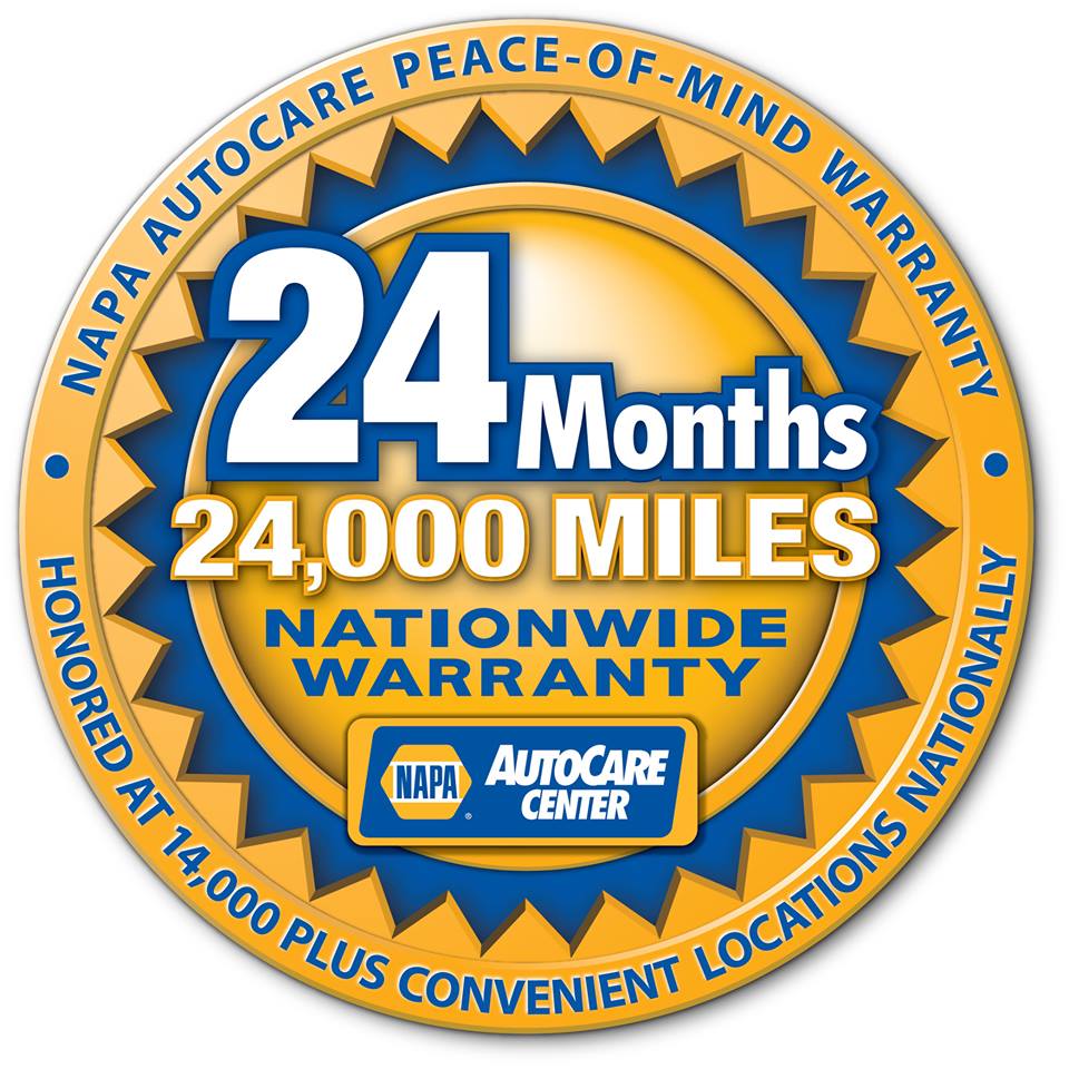 NAPA warranty logo